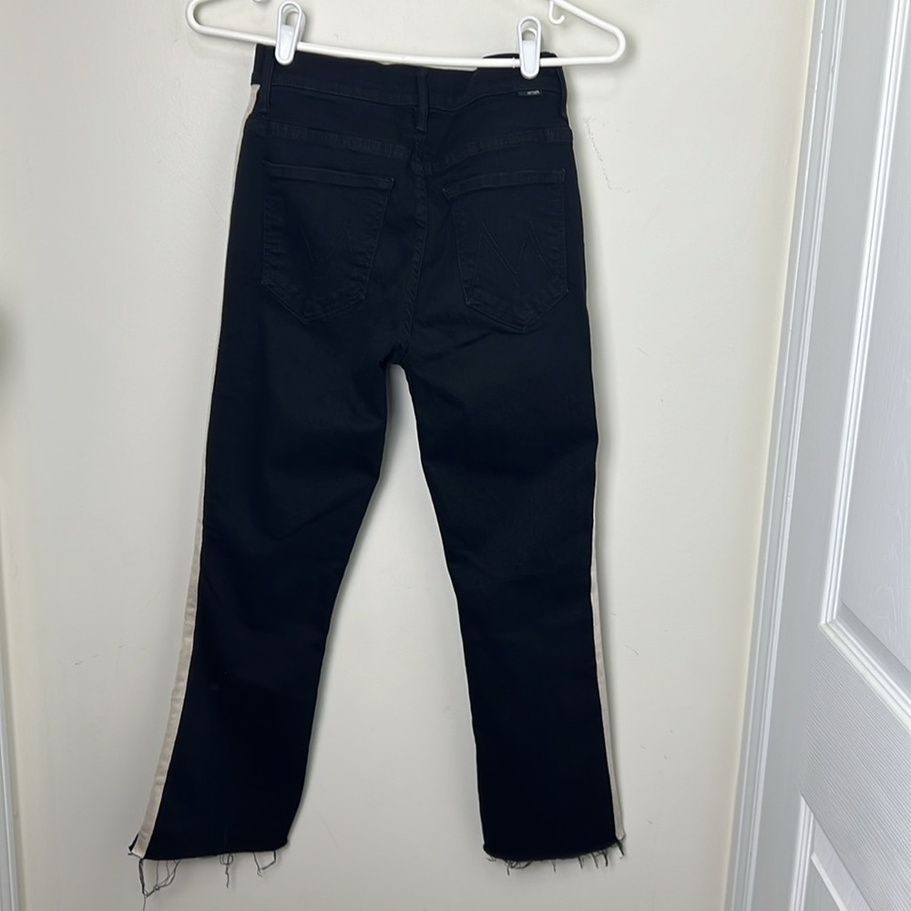 Mother Insider Crop Step Fray 2.5% Elastane Jeans Size 26 - Picture 5 of 15